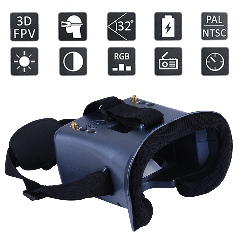 008D 5.8G 40CH 4.3 Inch 800*48 - Skyzone Cobra X V2 Fpv Goggles recension och pris